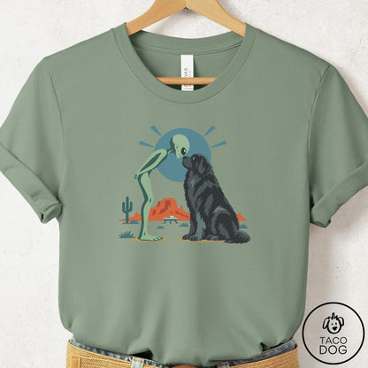 Newfoundland Hello Neighbor T-Shirt Sage Taco-Dog