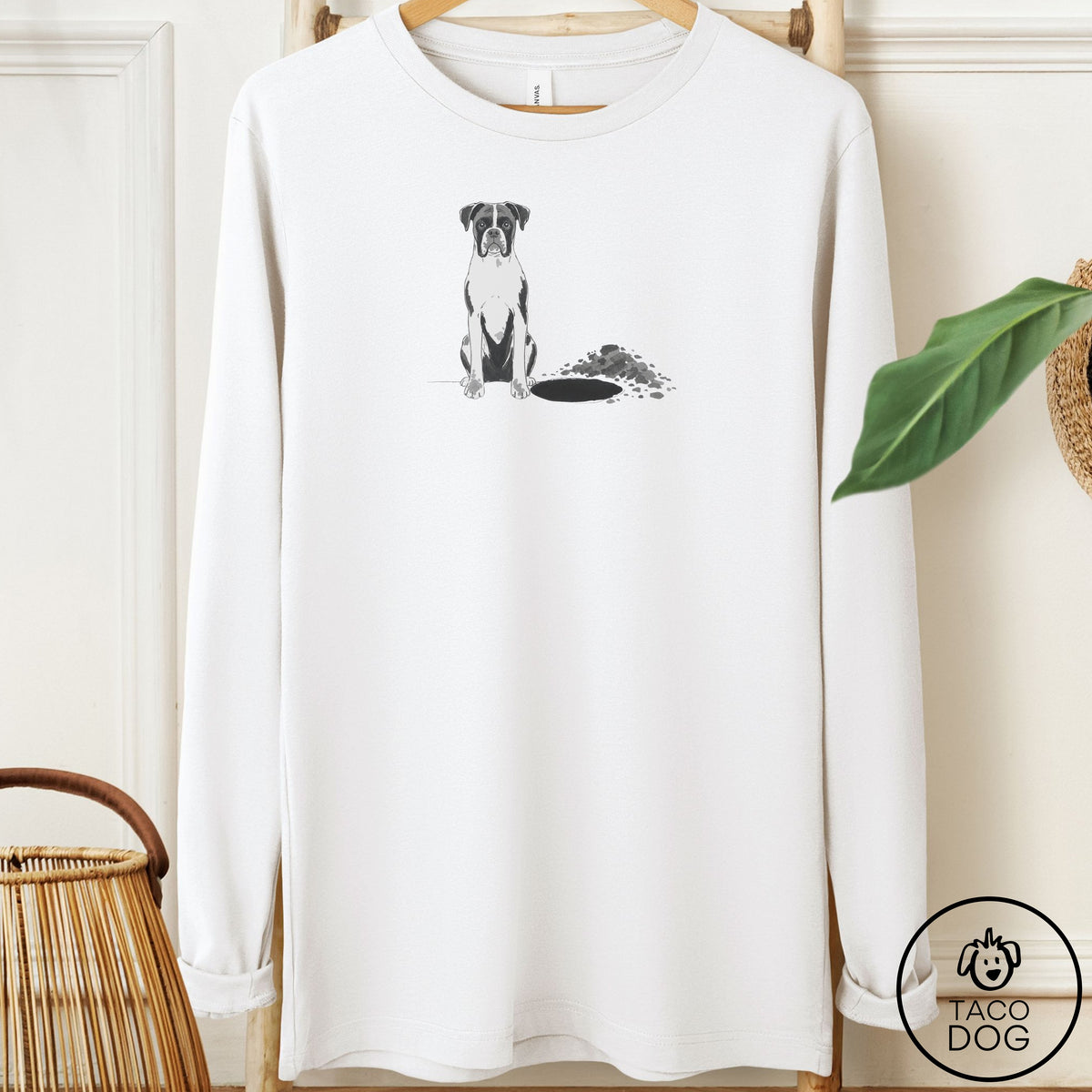 Boxer Hole Long Sleeve Tee