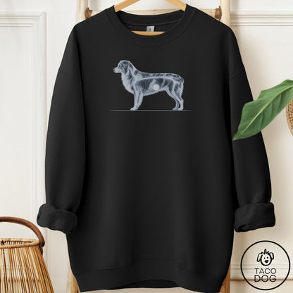 Australian Shepherd Inventory Sweatshirt Black Taco-Dog