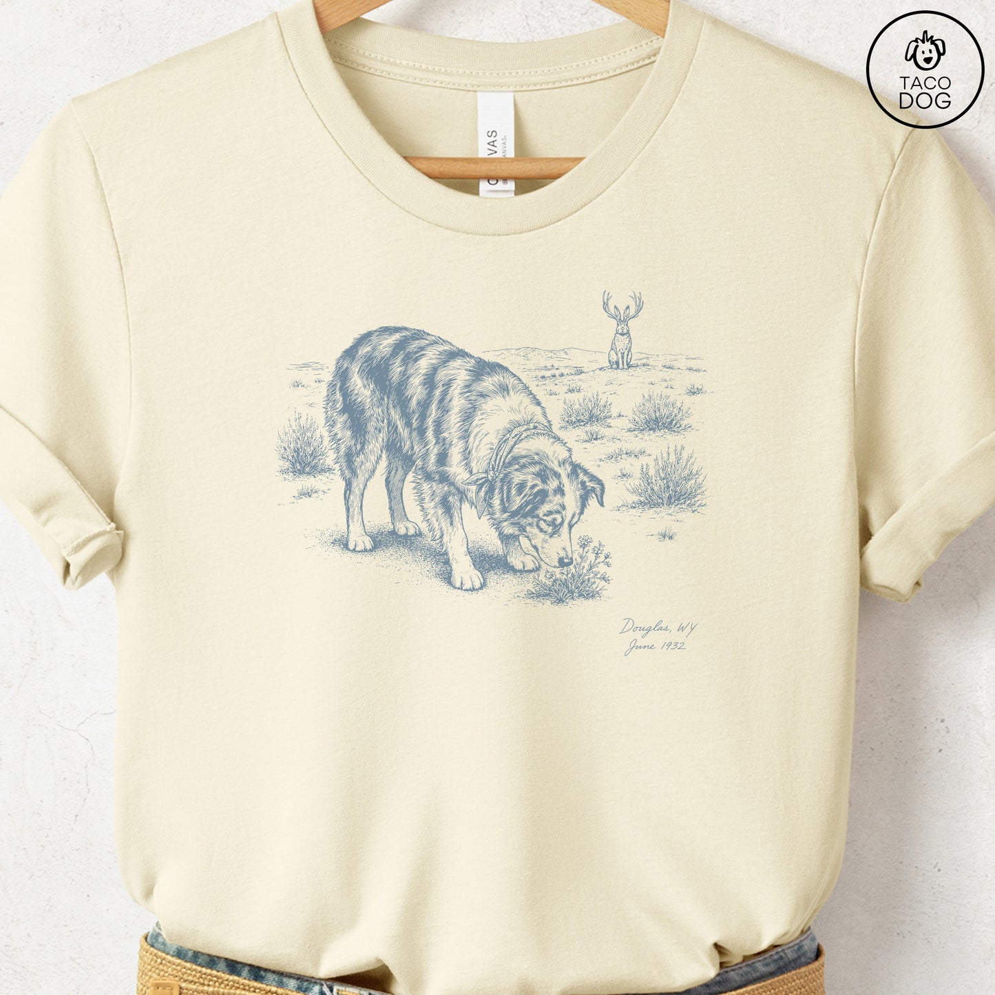 Australian Shepherd Jackalope T-Shirt