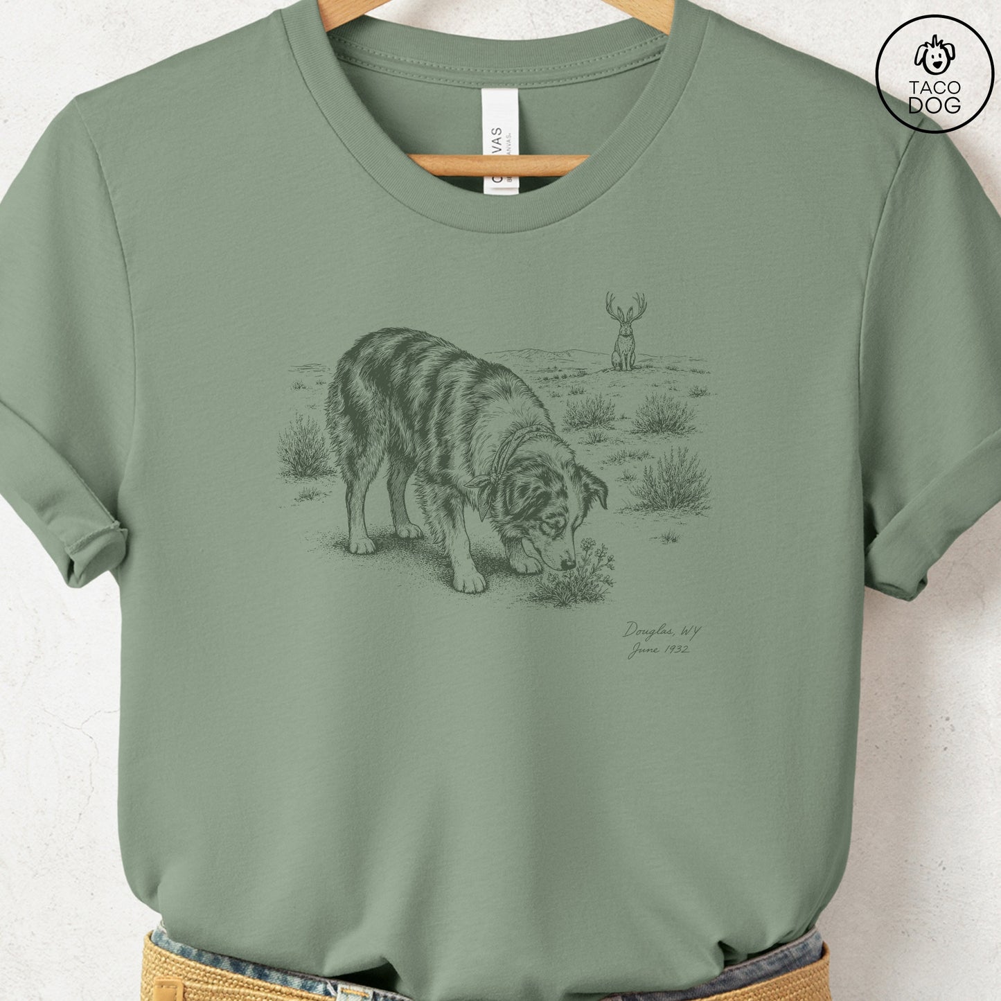 Australian Shepherd Jackalope T-Shirt
