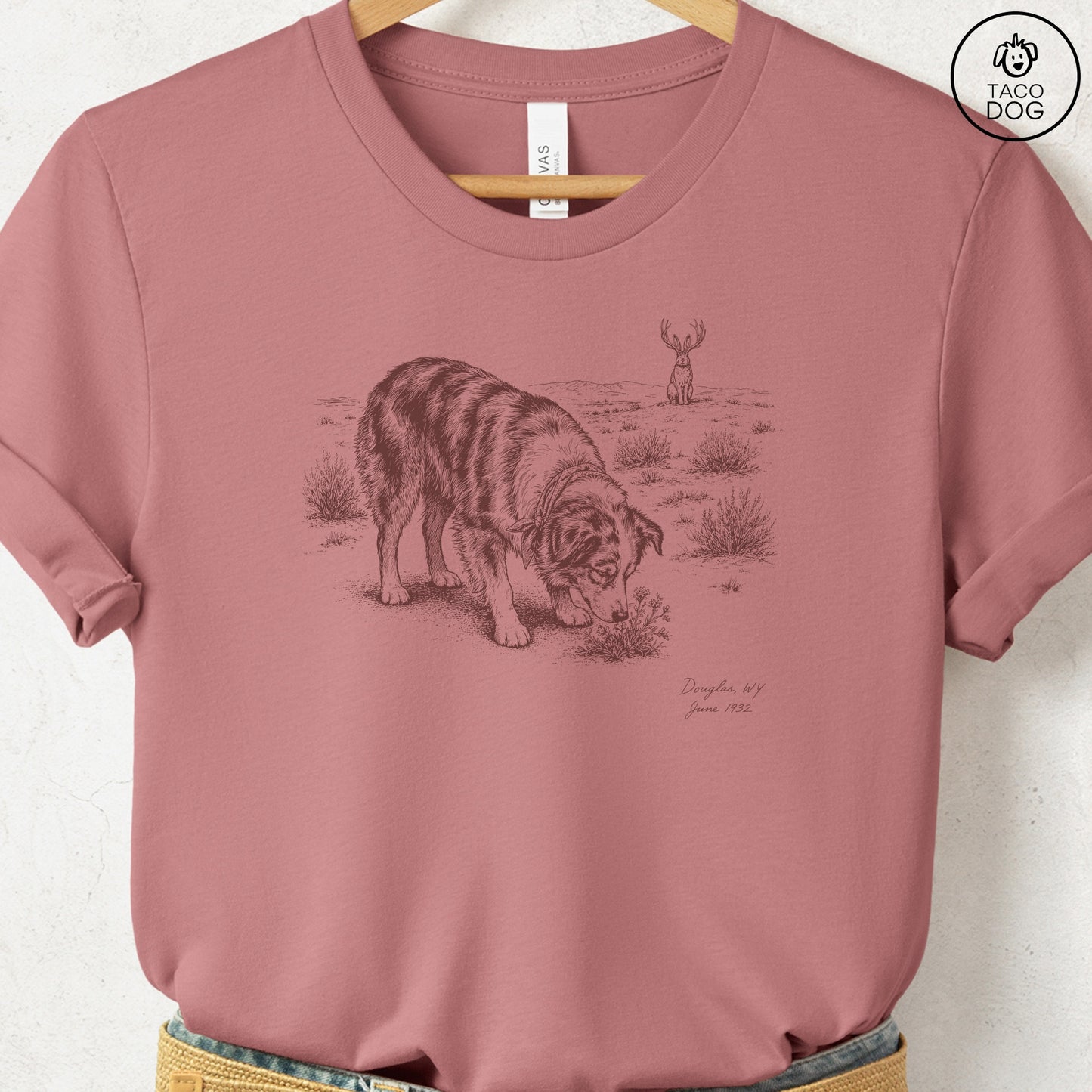 Australian Shepherd Jackalope T-Shirt