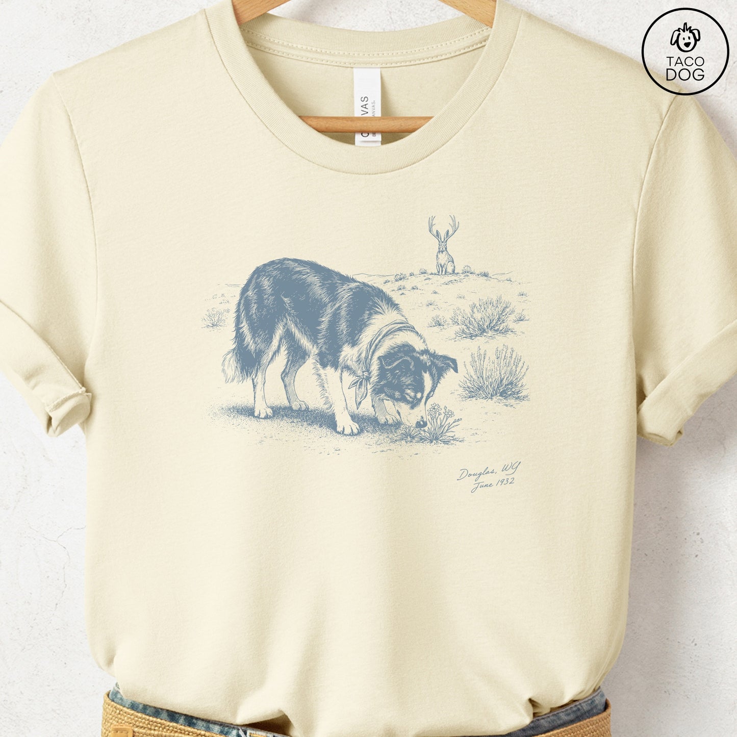 Border Collie Jackalope T-Shirt