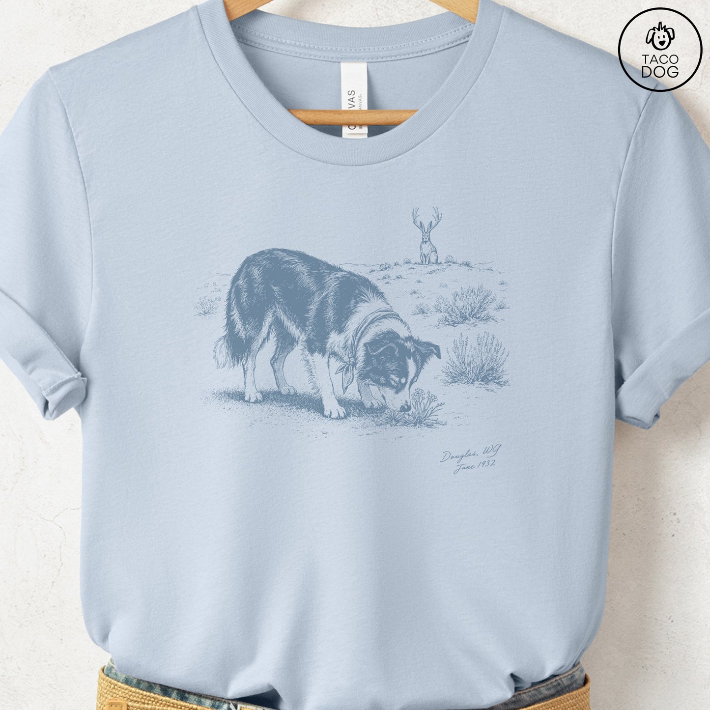 Border Collie Jackalope T-Shirt