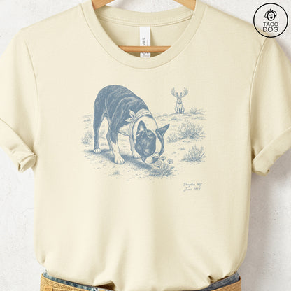Boston Terrier Jackalope T-Shirt