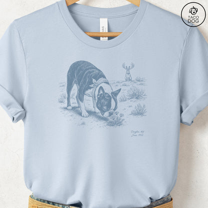 Boston Terrier Jackalope T-Shirt