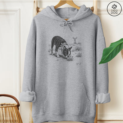 Boston Terrier Jackalope Hoodie