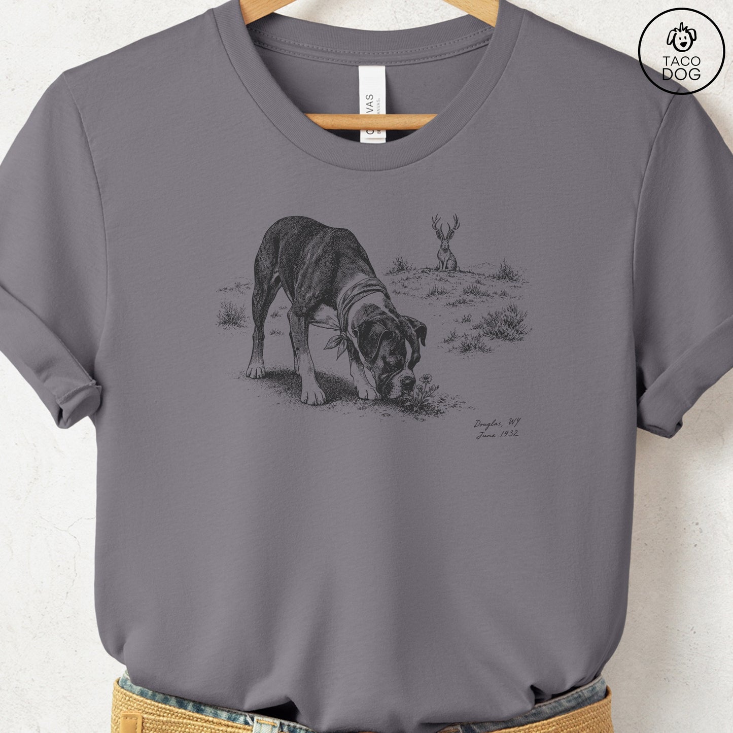 Boxer Jackalope T-Shirt
