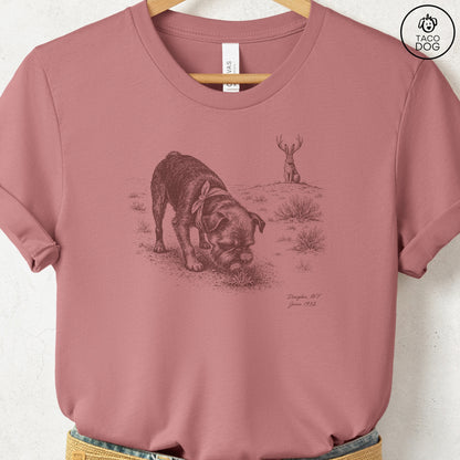 Brussels Griffon Jackalope T-Shirt