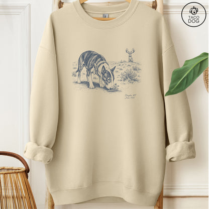 Bull Terrier Jackalope Sweatshirt