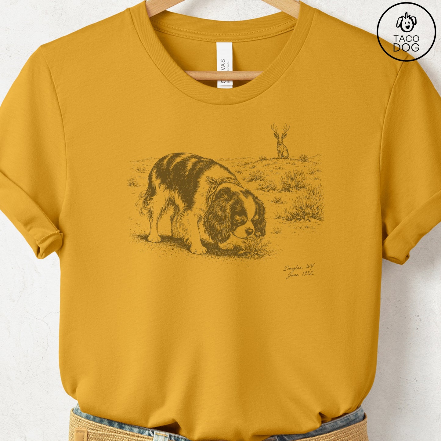 Cavalier King Charles Spaniel Jackalope T-Shirt