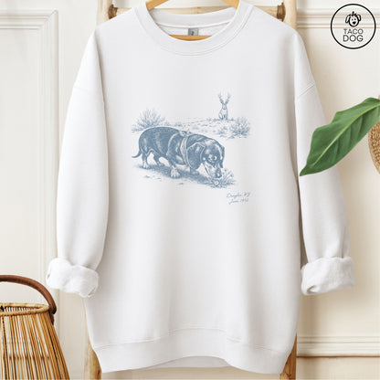 Dachshund Jackalope Sweatshirt