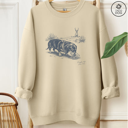 Dachshund Jackalope Sweatshirt