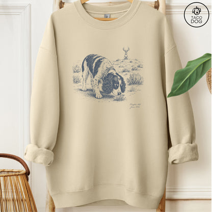 Springer Spaniel Jackalope Sweatshirt