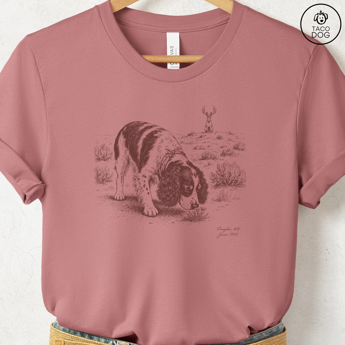 Springer Spaniel Jackalope T-Shirt