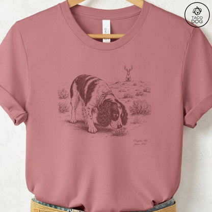 Springer Spaniel Jackalope T-Shirt