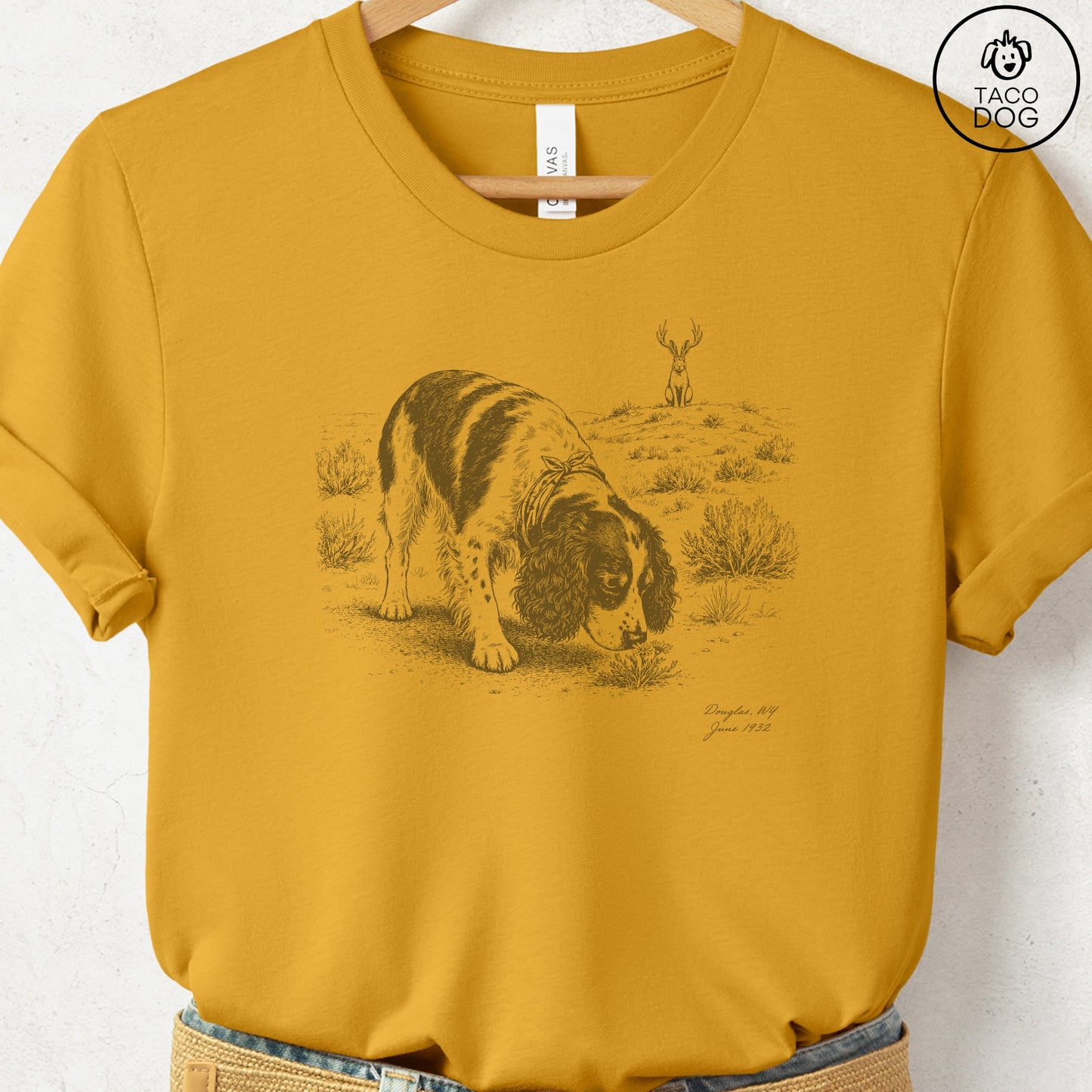 Springer Spaniel Jackalope T-Shirt