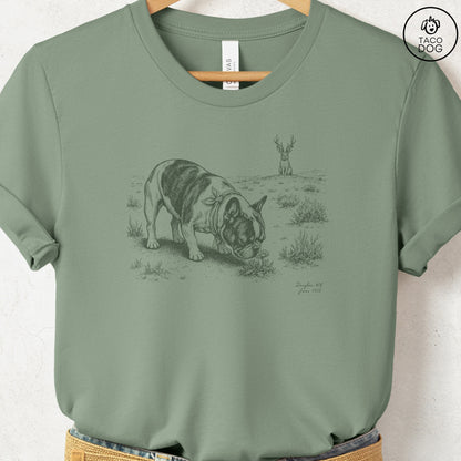 French Bulldog Frenchie Jackalope T-Shirt