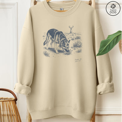German Shepherd Jackalope Sweatshirt