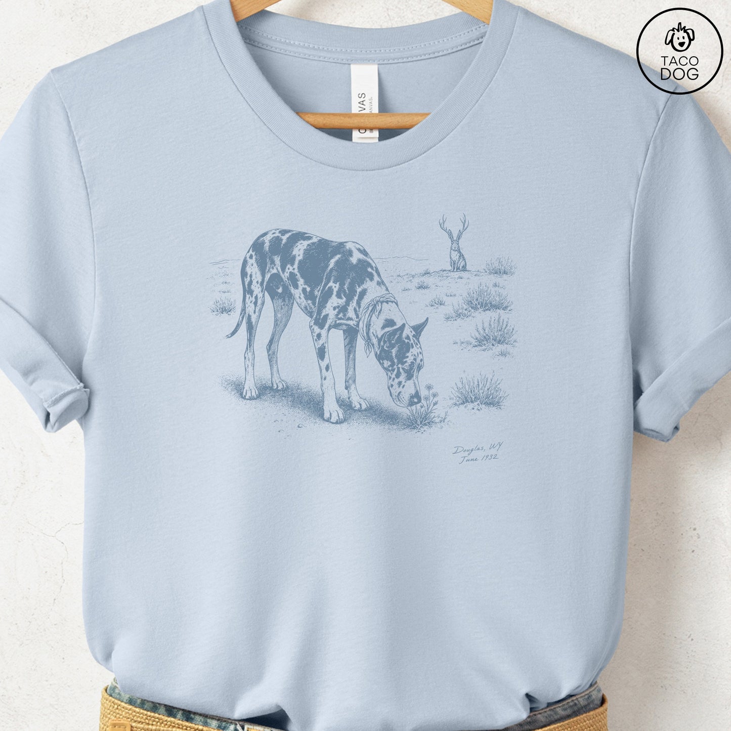 Great Dane Jackalope T-Shirt