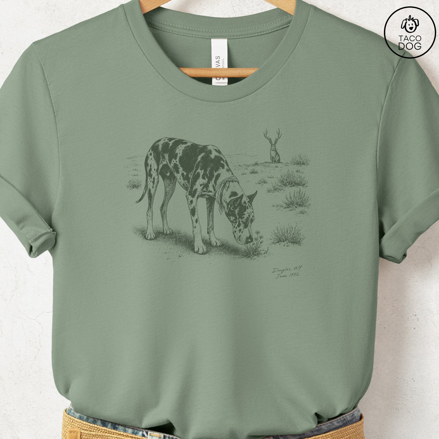 Great Dane Jackalope T-Shirt