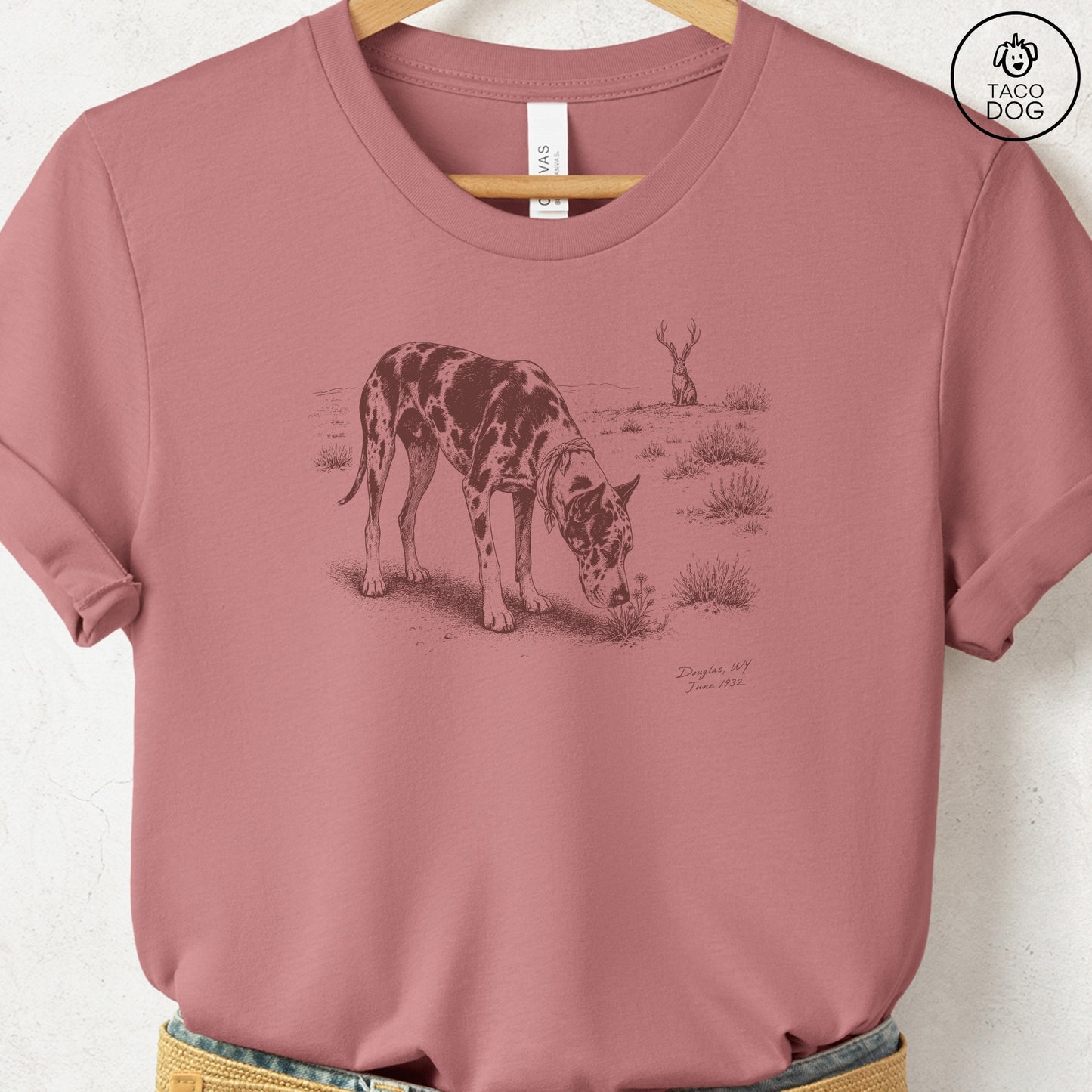 Great Dane Jackalope T-Shirt