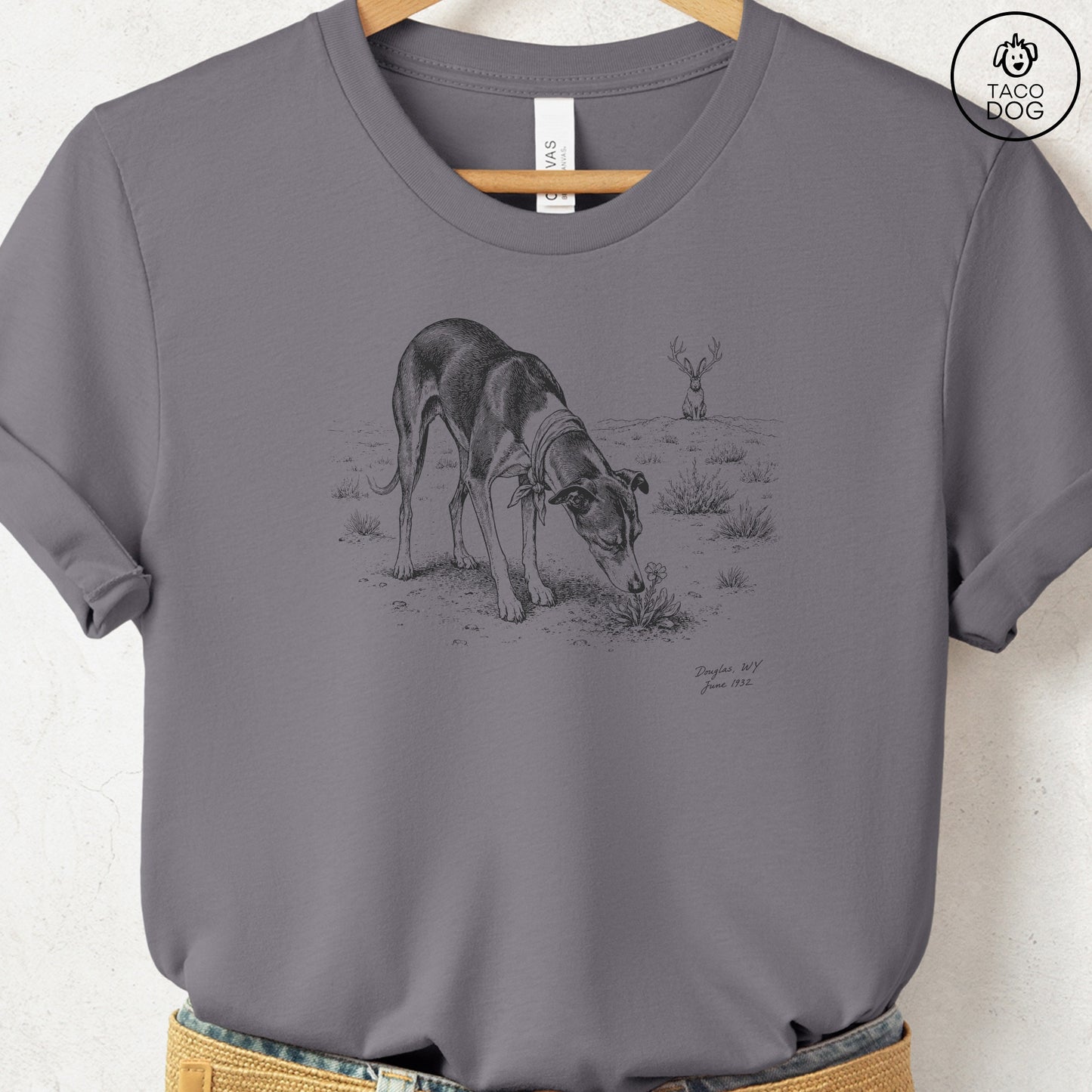 Italian Greyhound Whippet Jackalope T-Shirt