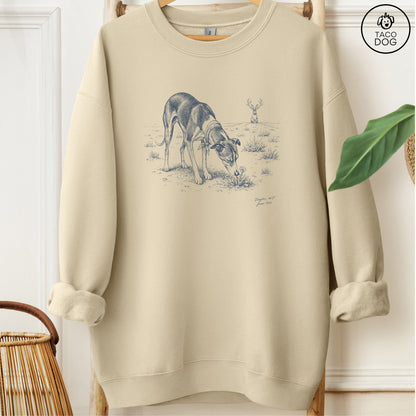 Italian Greyhound Whippet Jackalope Sweatshirt