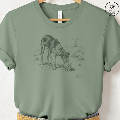 Italian Greyhound Whippet Jackalope T-Shirt