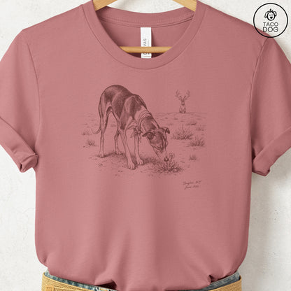 Italian Greyhound Whippet Jackalope T-Shirt