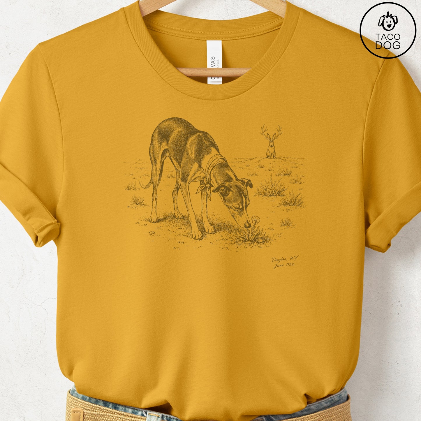 Italian Greyhound Whippet Jackalope T-Shirt
