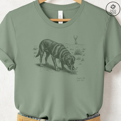 Labrador Retriever Jackalope T-Shirt Sage Taco-Dog
