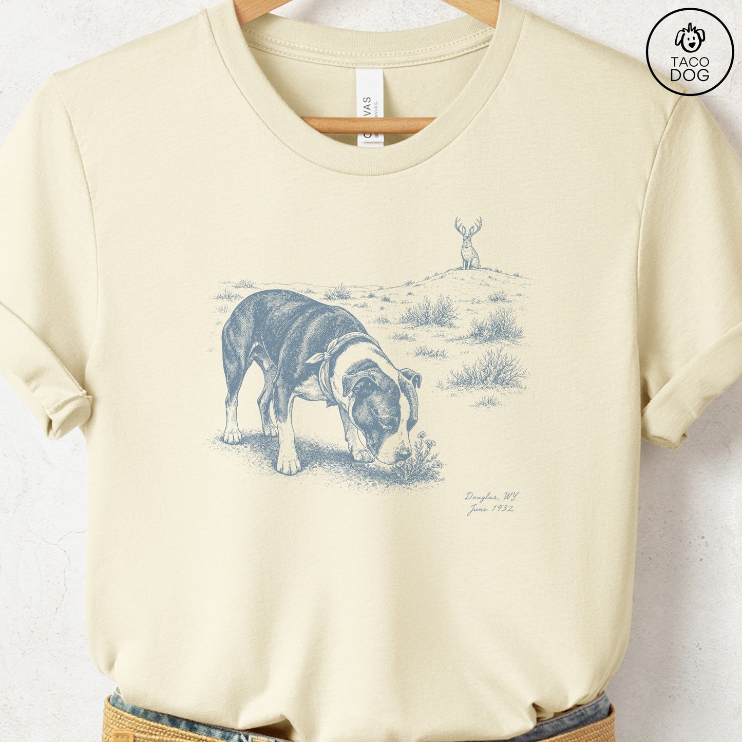 Pitbull Jackalope T-Shirt
