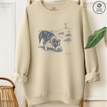 Pitbull Jackalope Sweatshirt