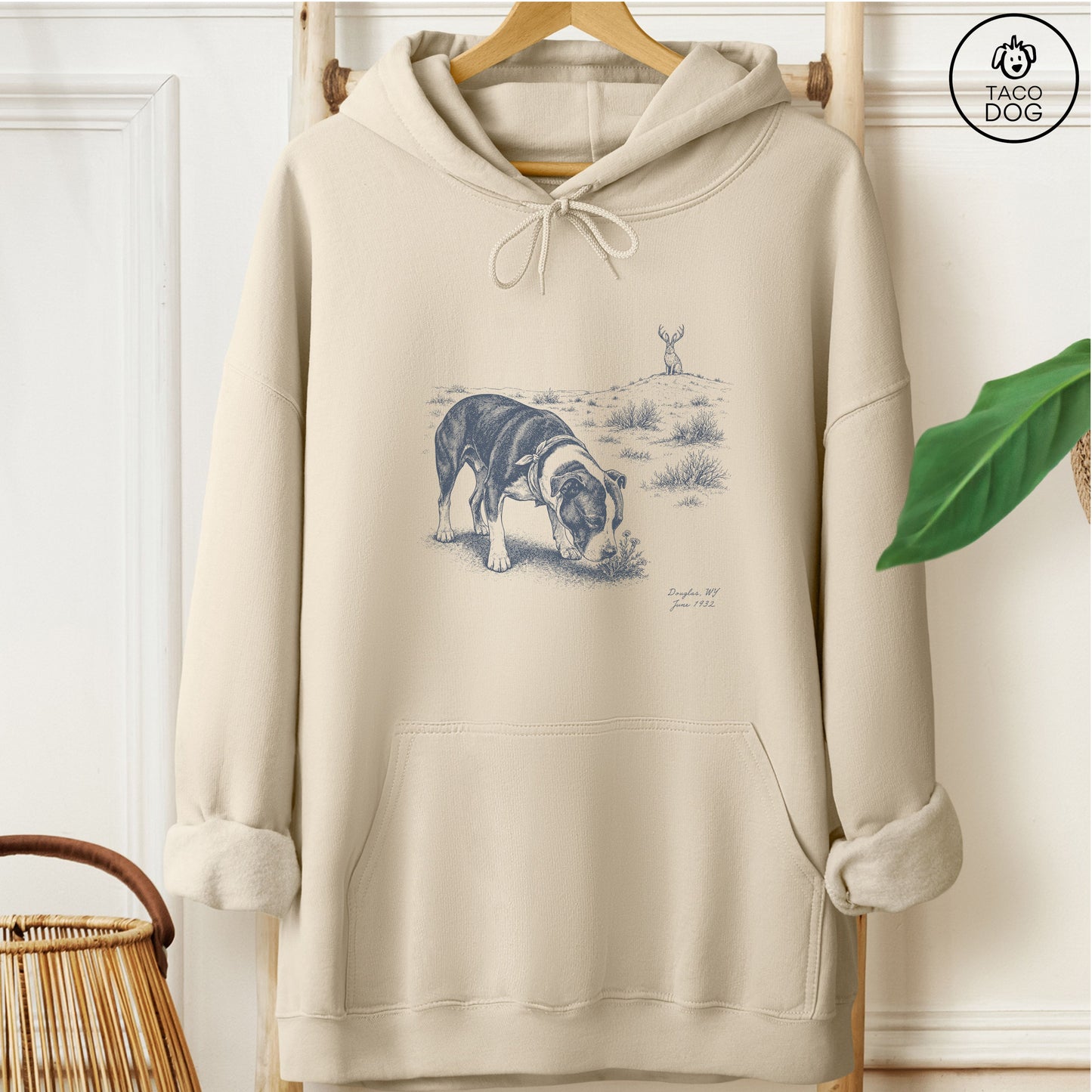 Pitbull Jackalope Hoodie