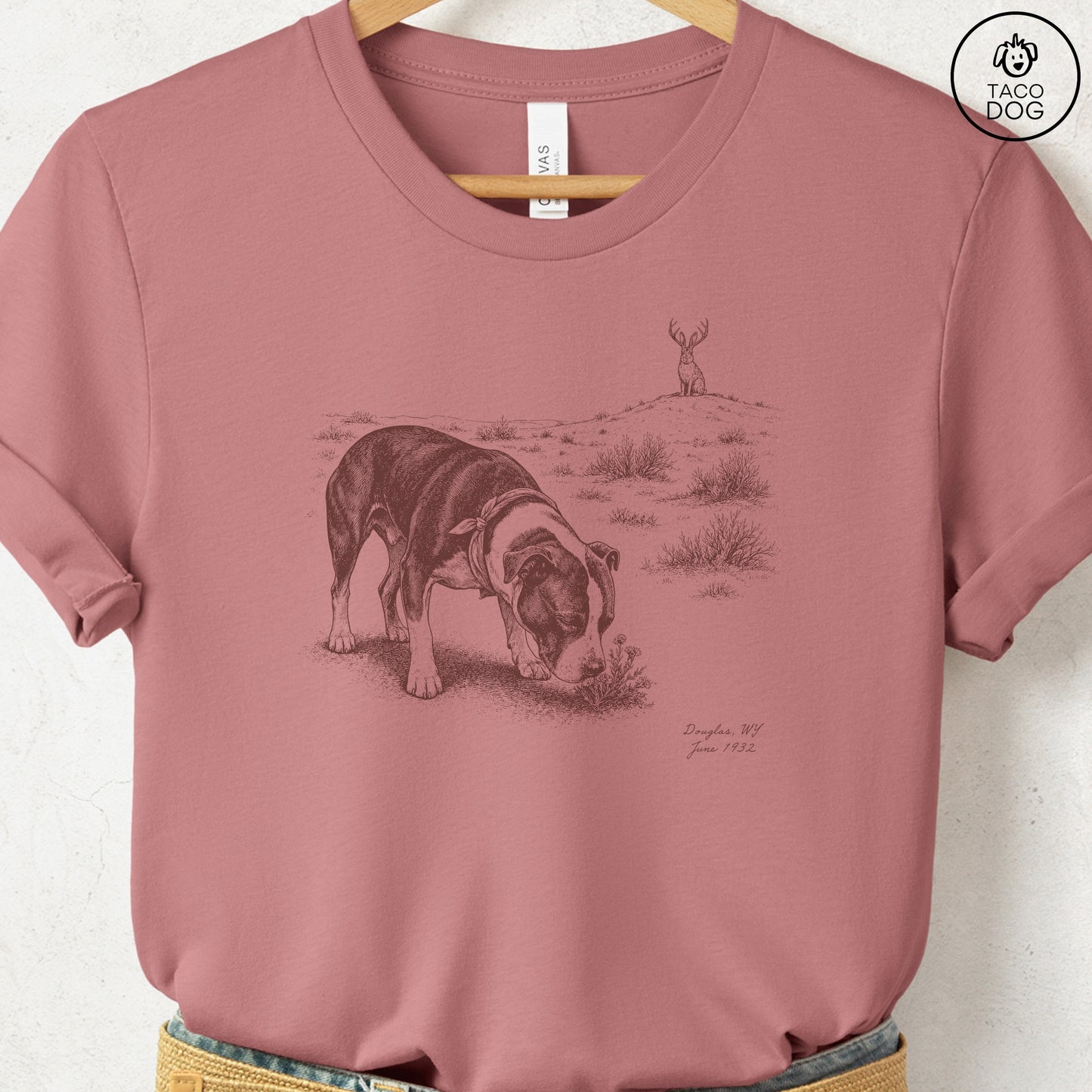Pitbull Jackalope T-Shirt