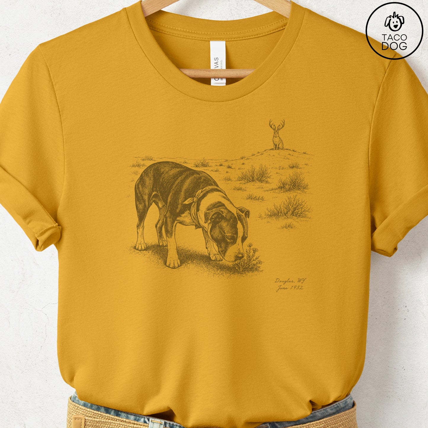 Pitbull Jackalope T-Shirt