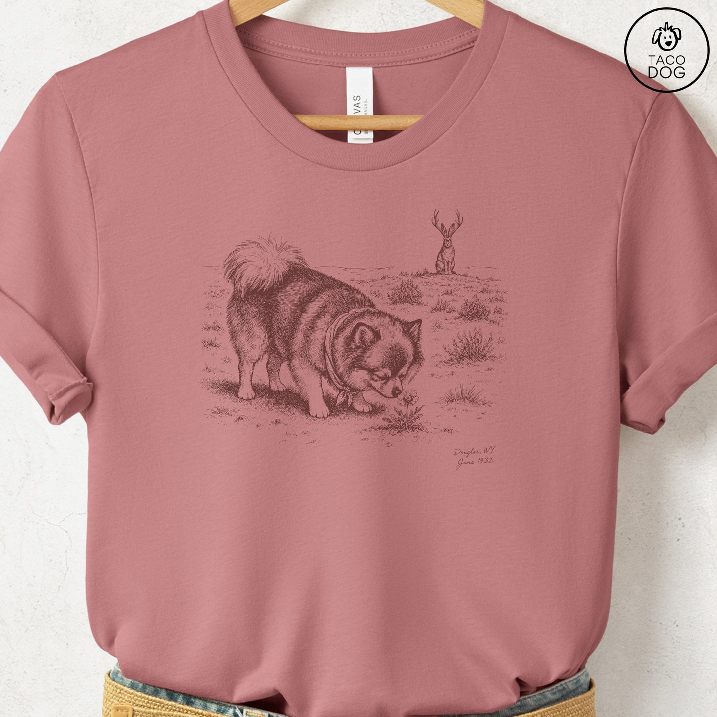 Pomeranian Jackalope T-Shirt