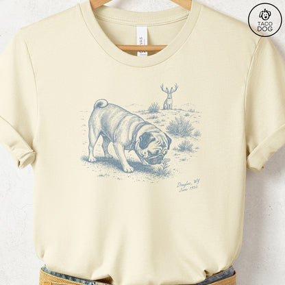 Pug Jackalope T-Shirt