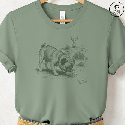 Pug Jackalope T-Shirt