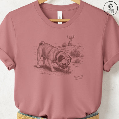 Pug Jackalope T-Shirt