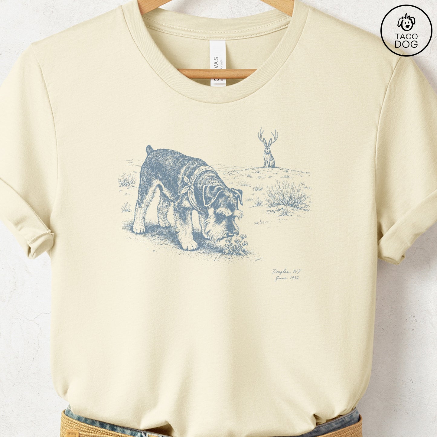 Schnauzer Jackalope T-Shirt