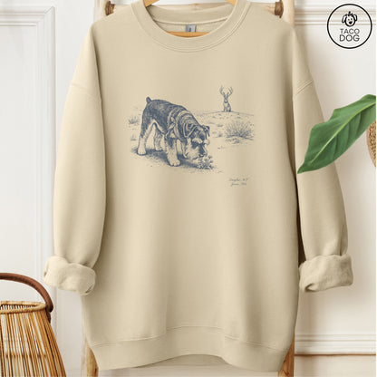 Schnauzer Jackalope Sweatshirt