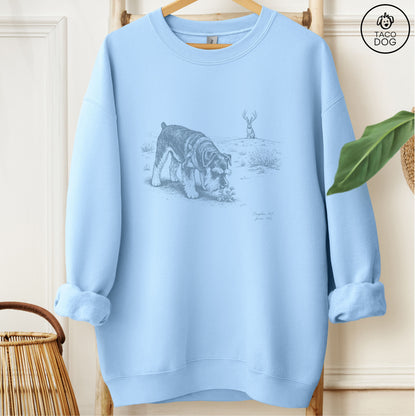 Schnauzer Jackalope Sweatshirt