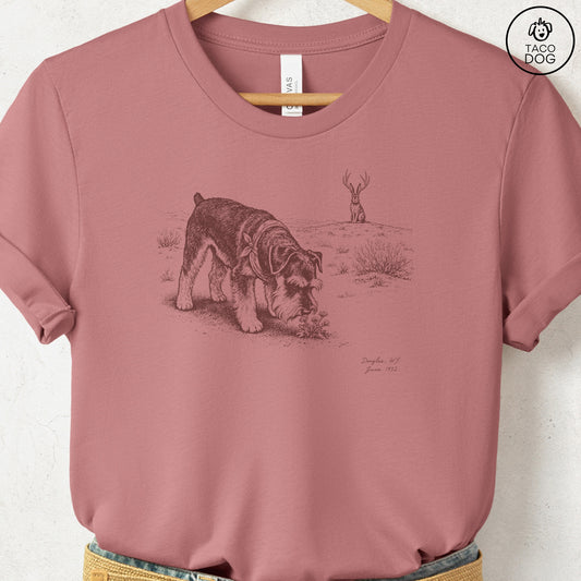 Schnauzer Jackalope T-Shirt