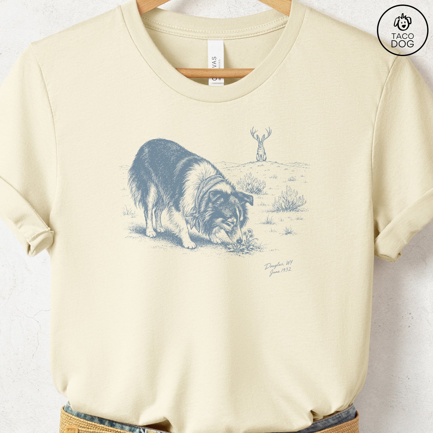 Shetland Sheepdog Jackalope T-Shirt