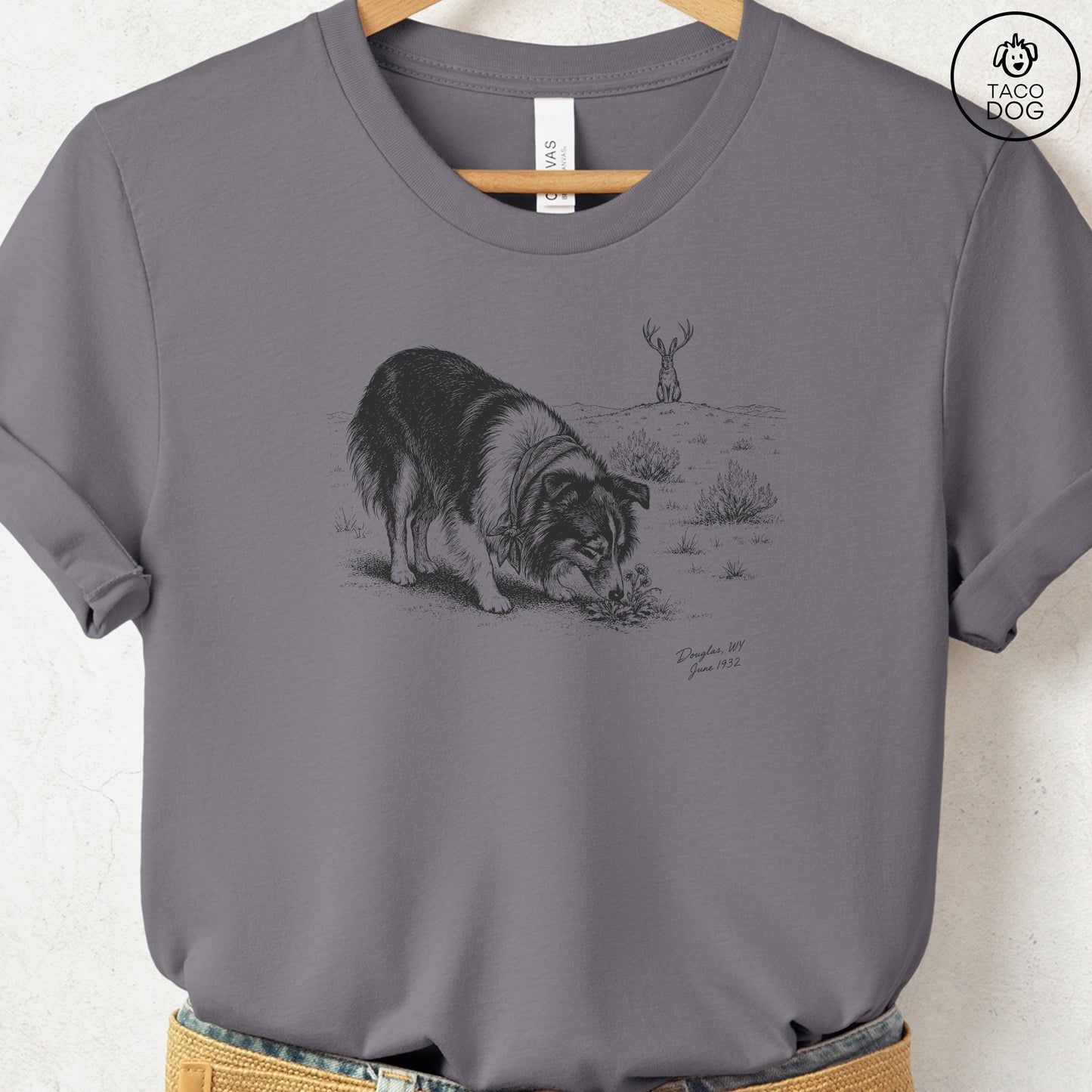 Shetland Sheepdog Jackalope T-Shirt