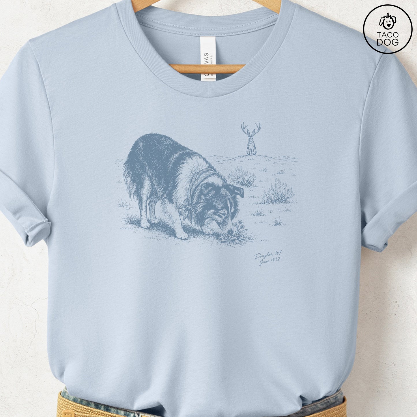 Shetland Sheepdog Jackalope T-Shirt