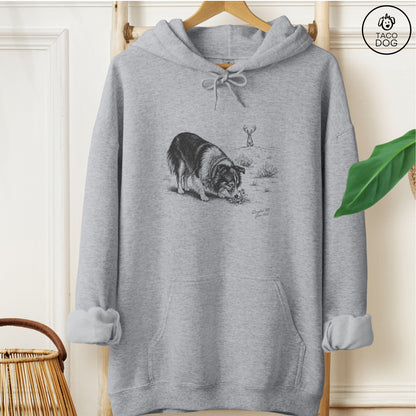 Shetland Sheepdog Jackalope Hoodie