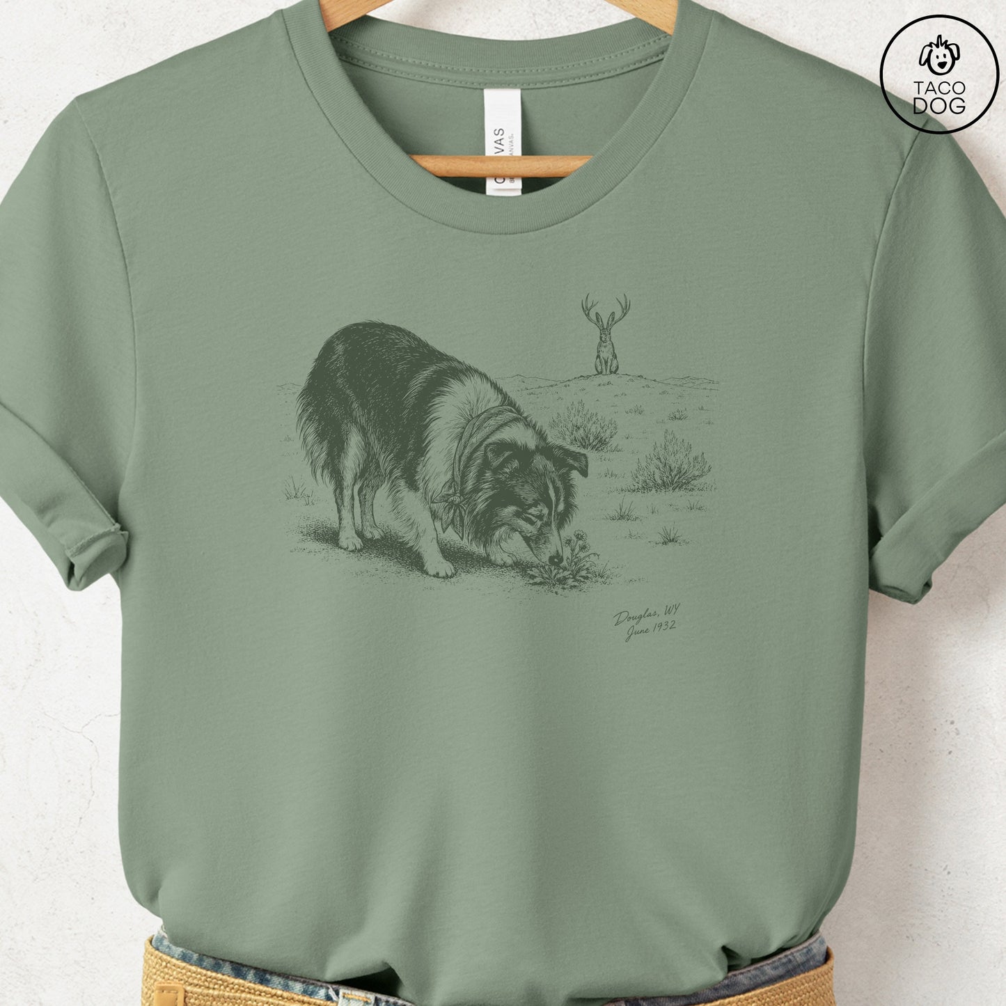Shetland Sheepdog Jackalope T-Shirt